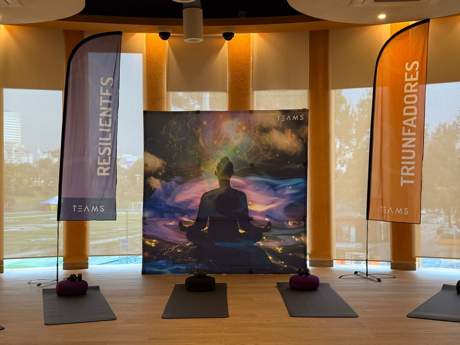 Sesión de meditación guiada para empresas