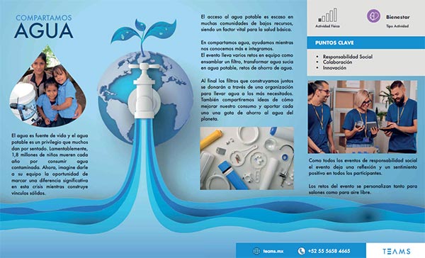 Compartamos Agua - filtros y concientización